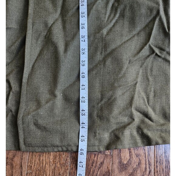 US Military Marine Corps Green Wool Uniform Overcoat Size 34s Goodstein Bros. - Picture 10 of 16